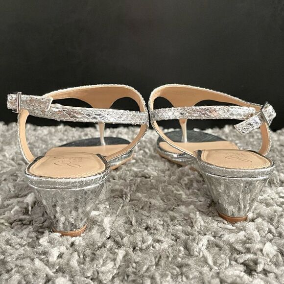 NWOB Badgley Mischka Wedge Sandals - Picture 6 of 8